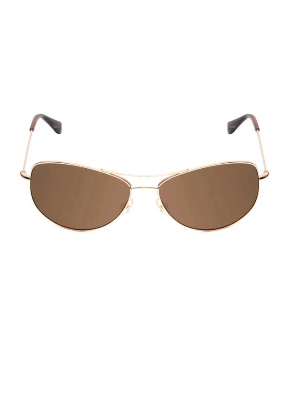 KATE SPADE ALLY POLARIZED METAL AVIATOR SUNGLASSES